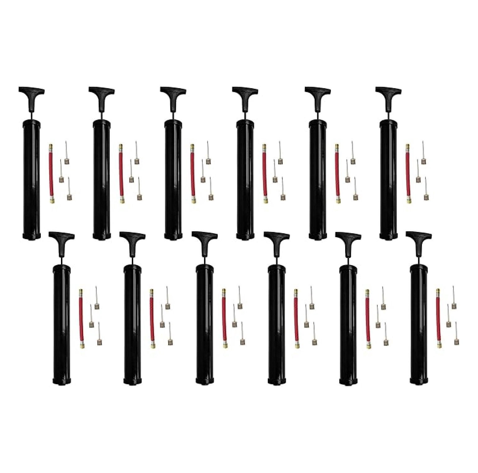 (12 Pack) Ball Pumps W/Needles - Bulk Wholesale Soccer Balls & Sports