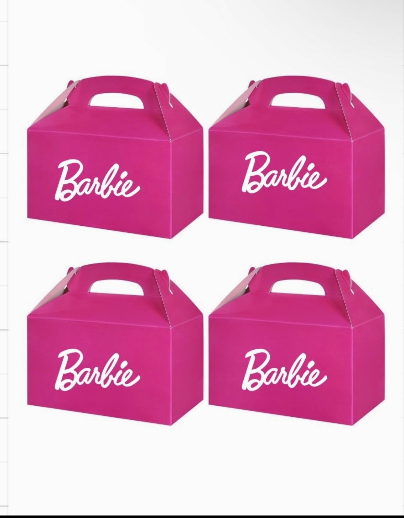 20x15 3 Mil Thank You Printed Bags with Loop Handles & 6 Bottom Gusset | Infinitepack Pink