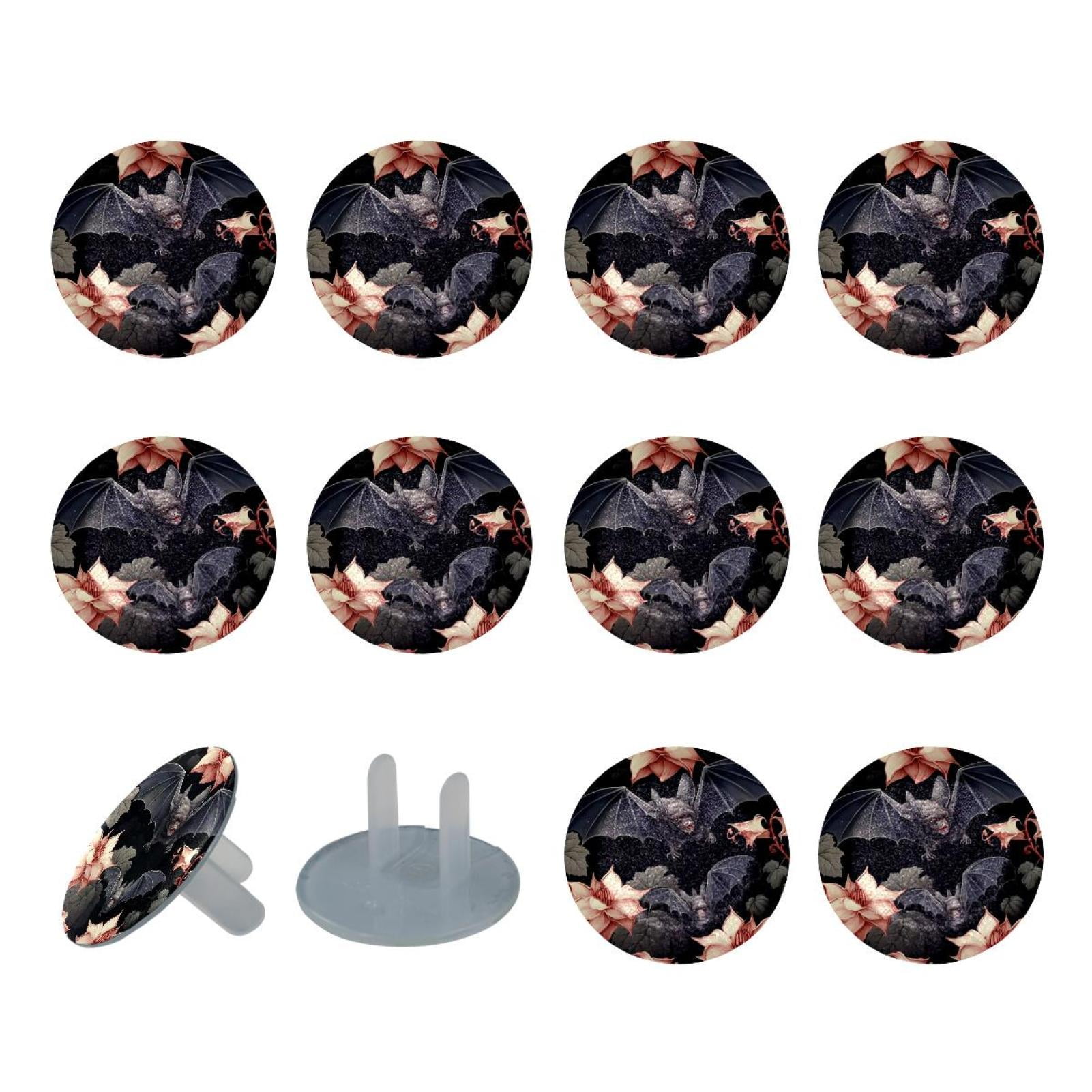 12 Pack Bat Outlet Covers Baby Proofing Socket Protectors Child Safety ...