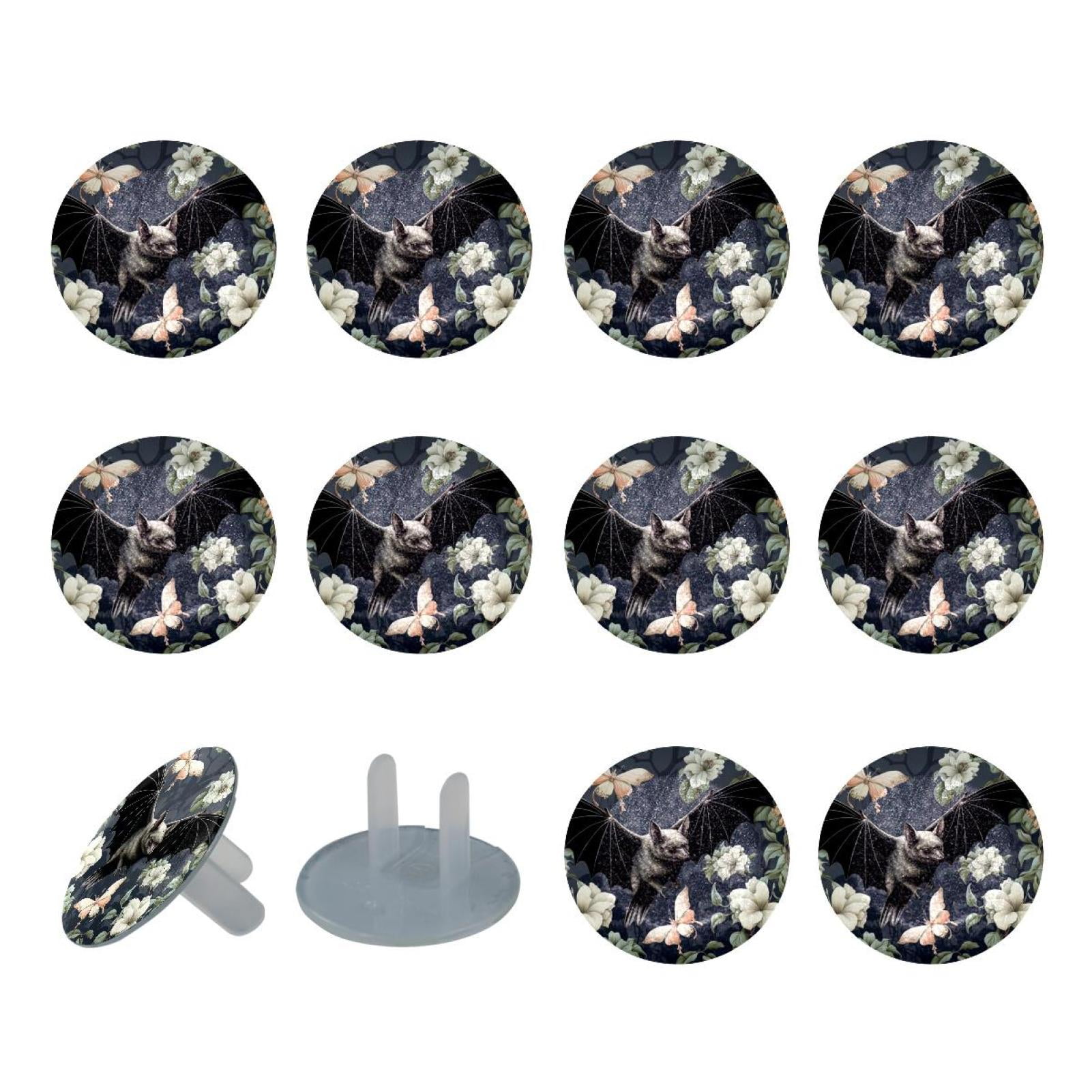 12 Pack Bat Outlet Covers Baby Proofing Socket Protectors Child Safety ...