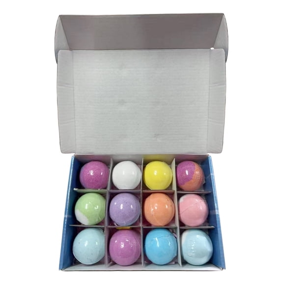 12 Pack Bath Bombs With Surprise Inside For Kids Easter Gift 50G Each