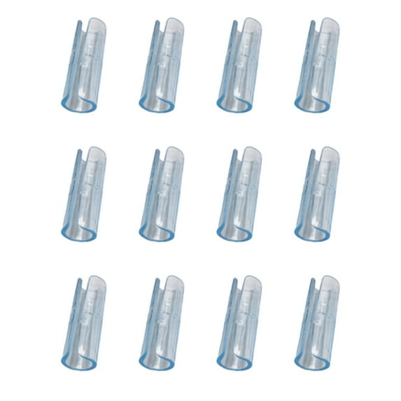 12 Pack Bed Sheet Grippers, Plastic Sheet Holders, Durable Fasteners Bed Sheet Clips, Keep Sheets Snug for Mattresses with Raised Edge, 0.66x1.96"