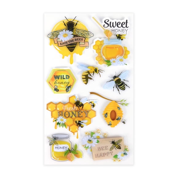Recollections Bee Stickers, 12 Pack