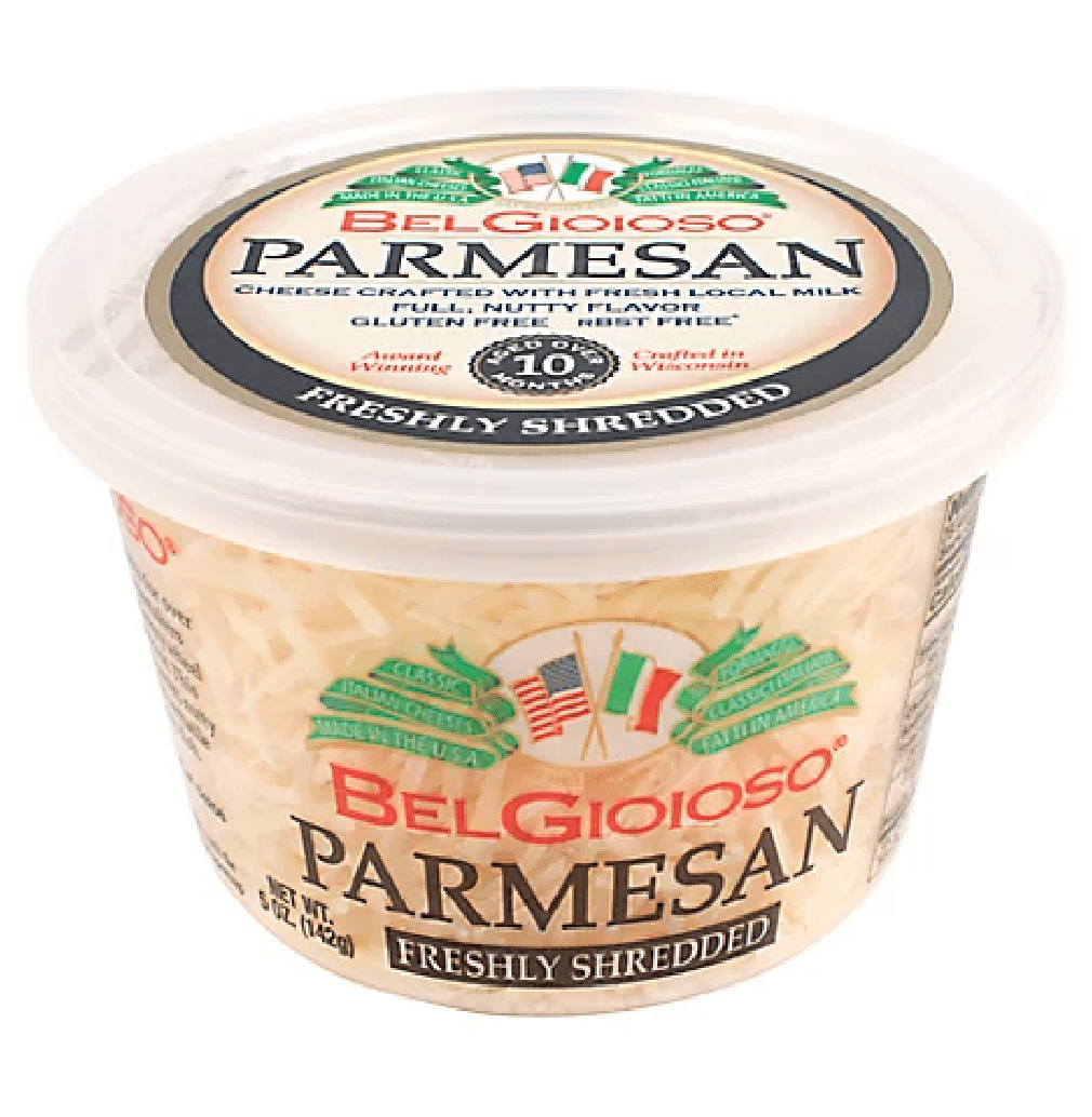 BelGioioso Shredded Parmesan Cheese Cup, 5oz, (pack of 12)