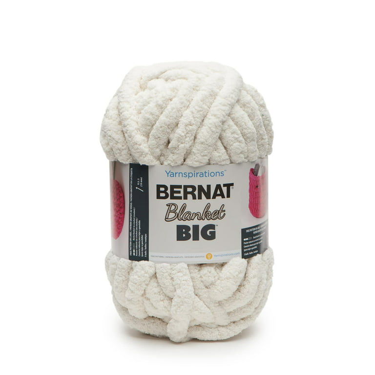 Bernat Big Blanket Yarn, Amethyst Purple, 32 Yards, 10.5 Oz., 100%  Polyester