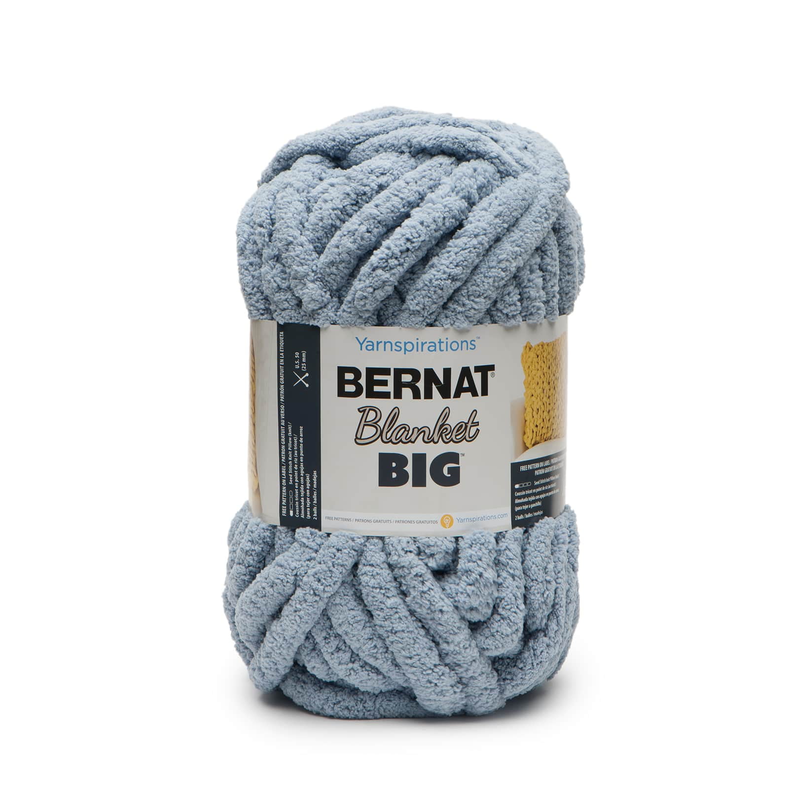 Bernat Blanket Big - Weight #7 Jumbo! 10.6 oz Big Ball - Choose Your C –  Craft Bunch