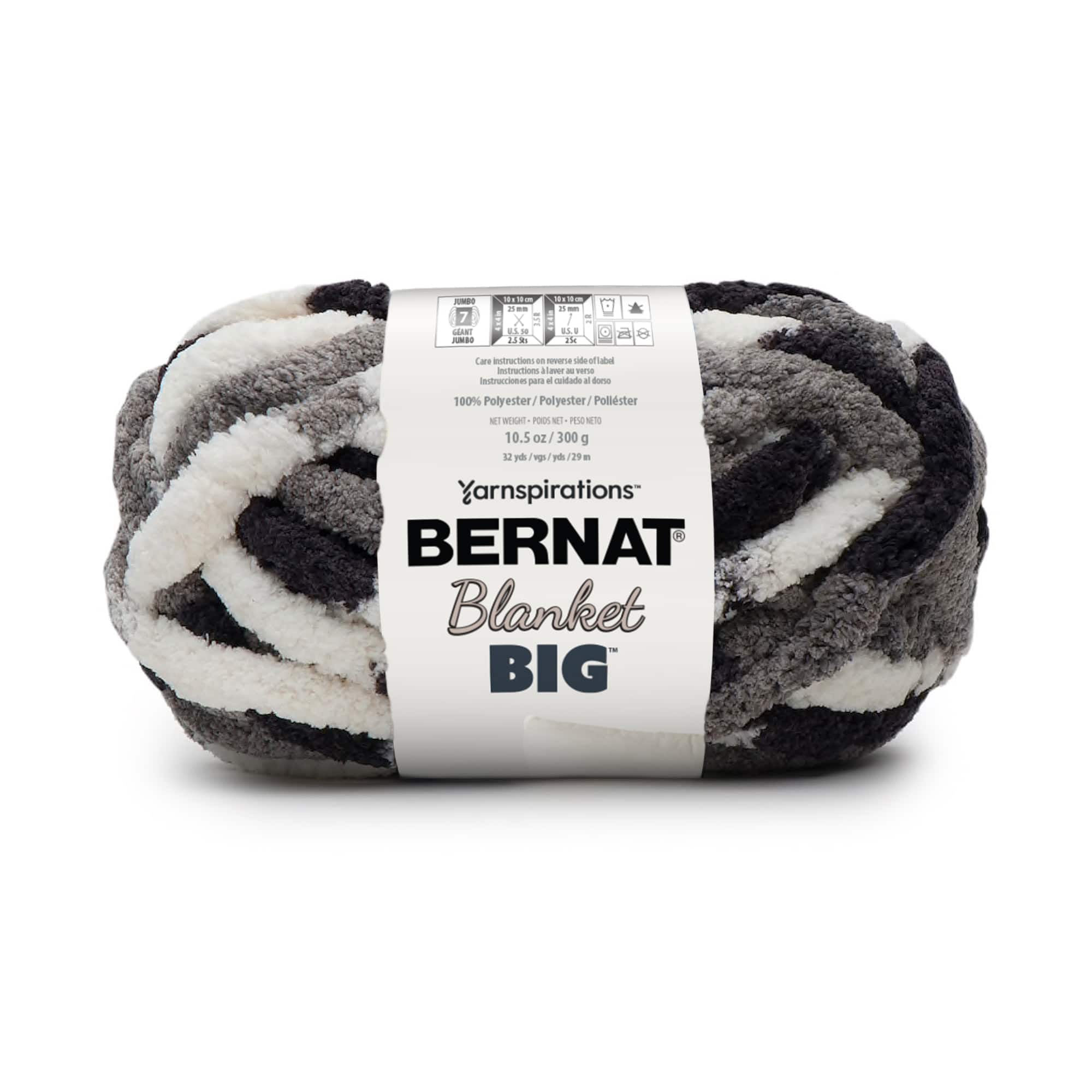 CINNAMON Bernat Blanket BIG Yarn, 10.5 Oz /300 G, 32 Yards/29m