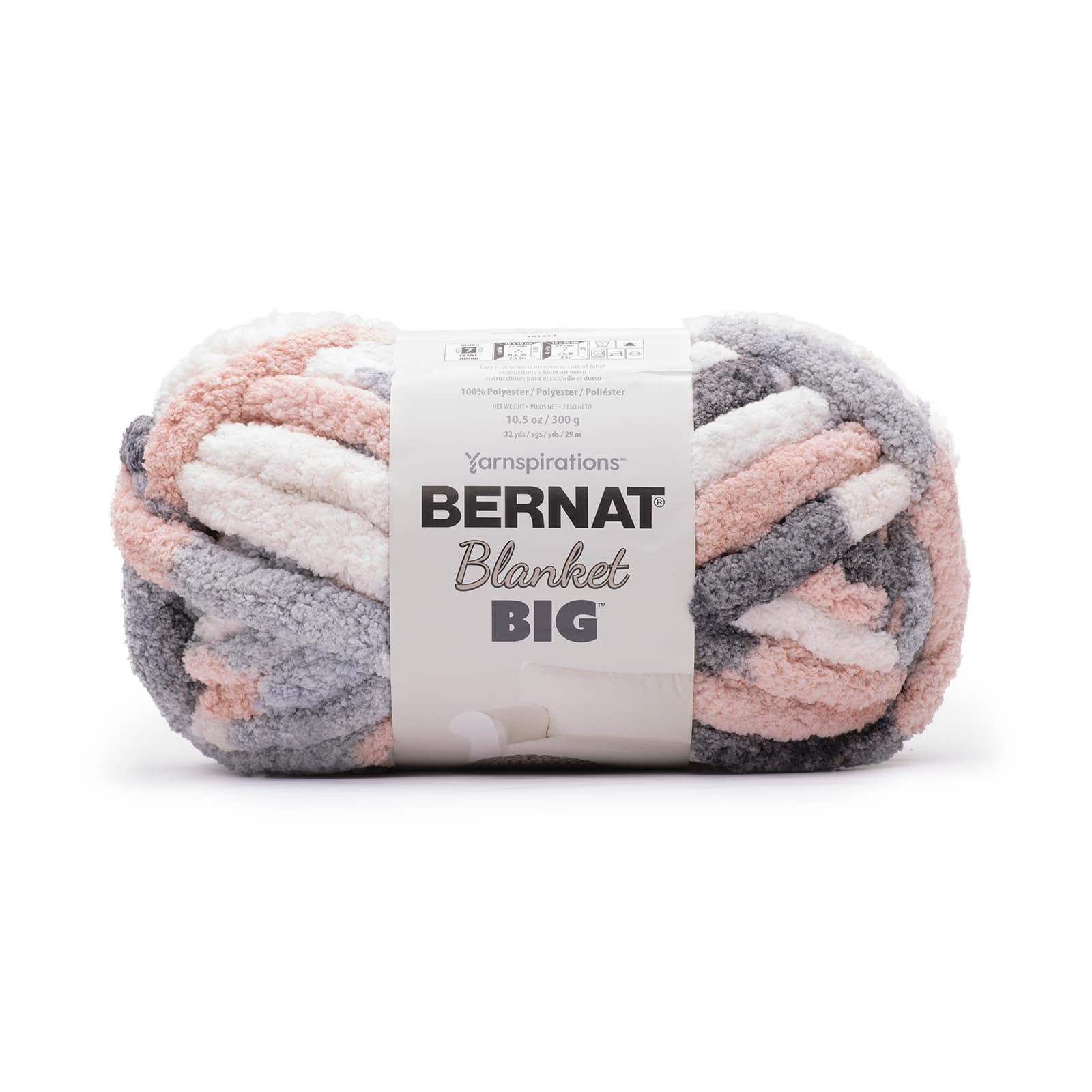 Bernat Blanket Big Yarn, Jumbo #7, 10.6 Oz., Limestone