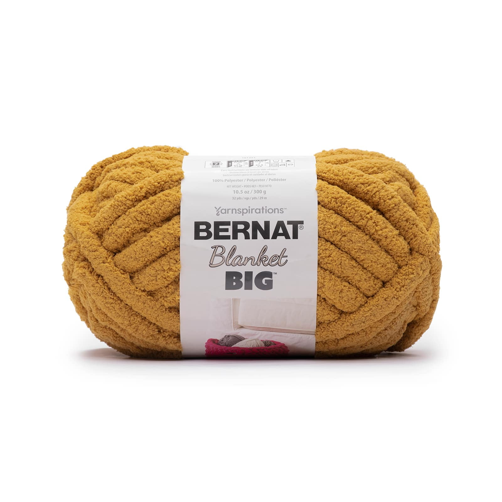 CINNAMON Bernat Blanket BIG Yarn, 10.5 Oz /300 G, 32 Yards/29m, Jumbo Size  7 bulk Rate Shipping 