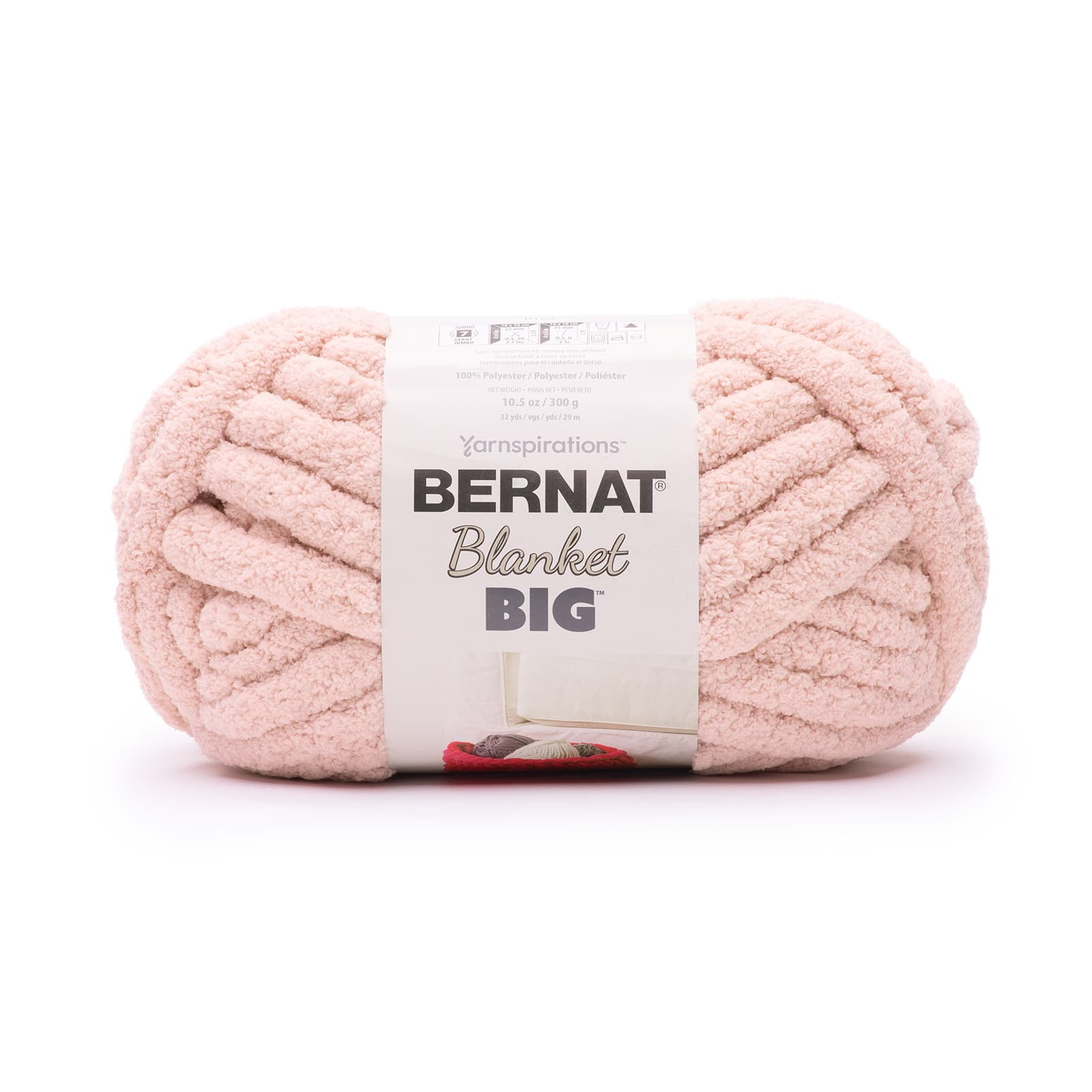 Bernat Big Blanket Yarn - Plum Purple - 32 Yards 10.5 Oz 100 Polyester for  sale online
