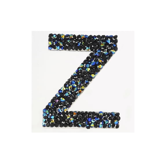 Recollections Black AB Letter Bling Sticker, 12 Pack