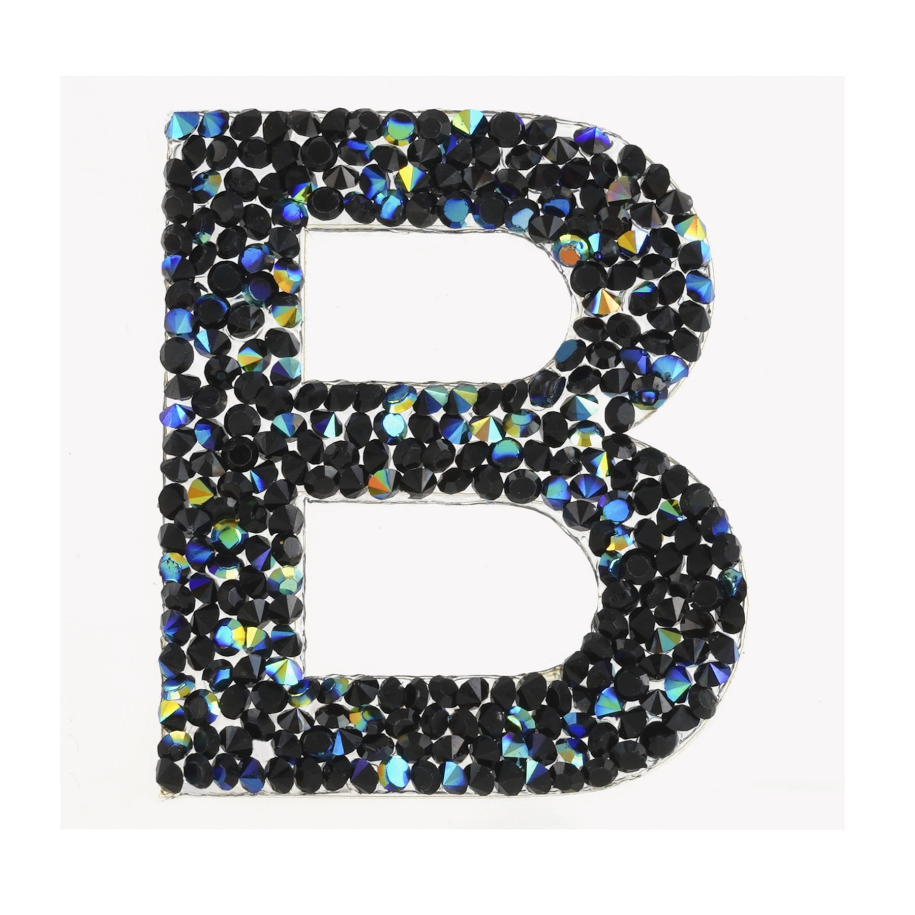 Recollections Black AB Letter Bling Sticker, 12 Pack