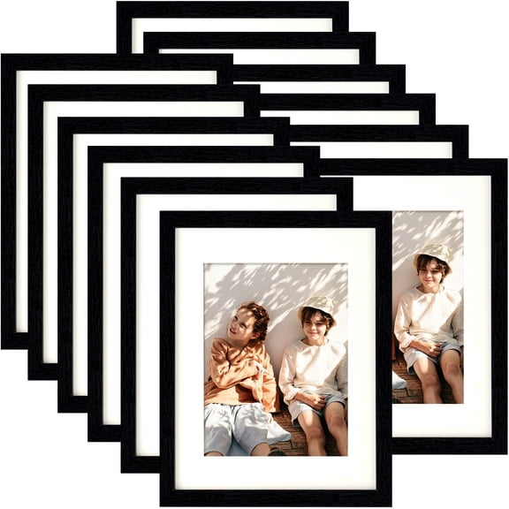 AEVETE 8.5x11 Picture Frames Black Set of 12, Wall and Tabletop Display for Home Office Decor