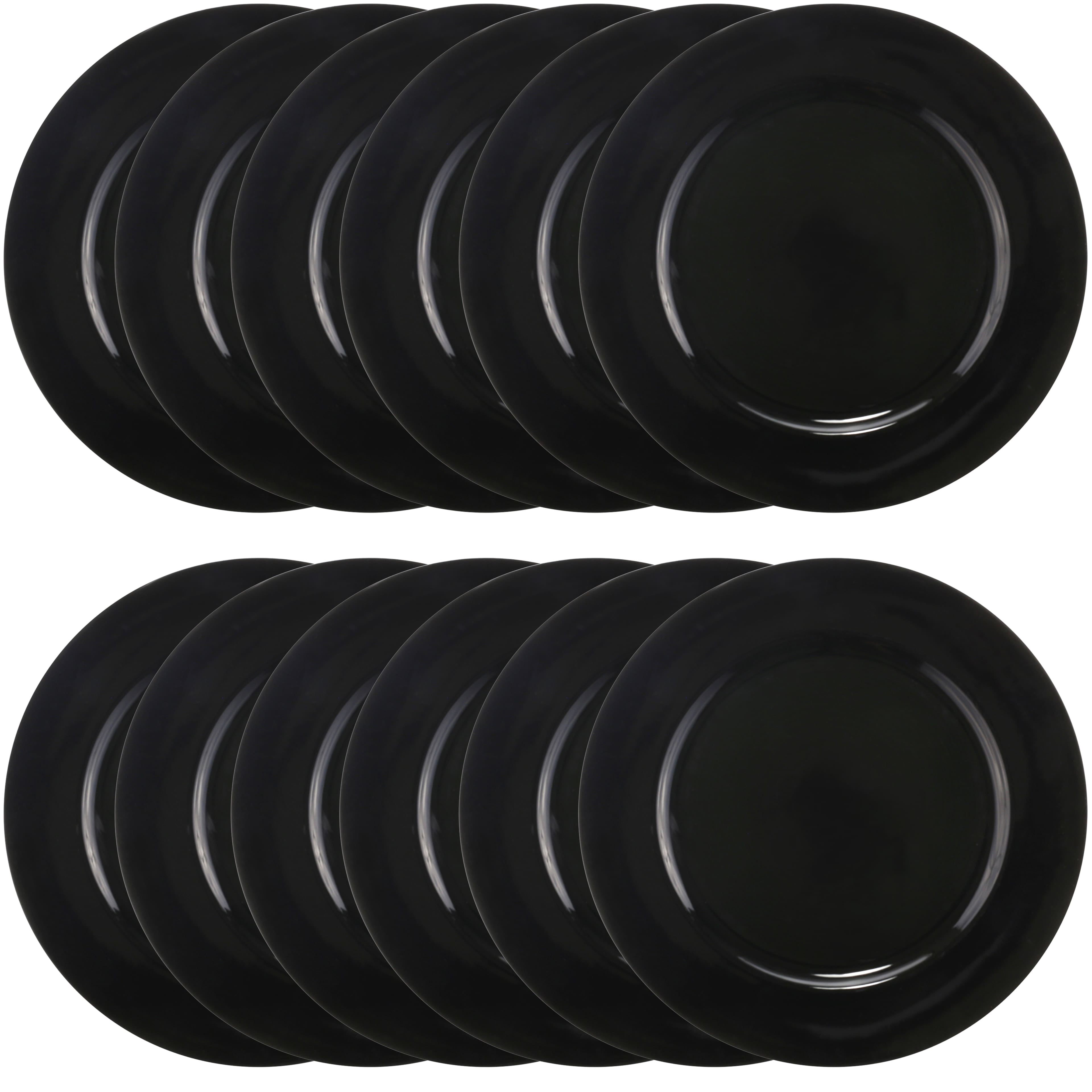 12 Pack Black Charger Plate by Celebrate It™