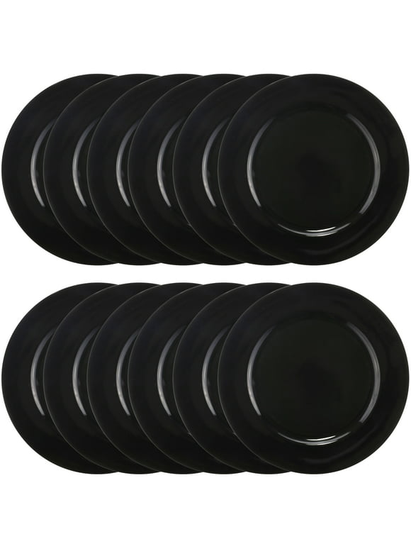12 Pack: Black Charger Plate by Celebrate It™