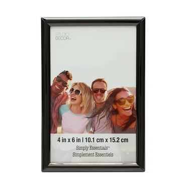 12 Pack: Black Curved Profile 4" x 6" Frame - Simply Essentials™ by Studio Décor®
