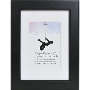 12 Pack: Black Flat 5" x 7" Frame with Mat - Simply Essentials™ by Studio Décor®