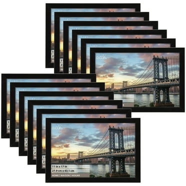 12 Pack: Black Flat Frame - Home by Studio Décor®