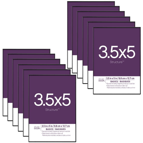Studio Decor Black Frame, Basics, 12 Pack