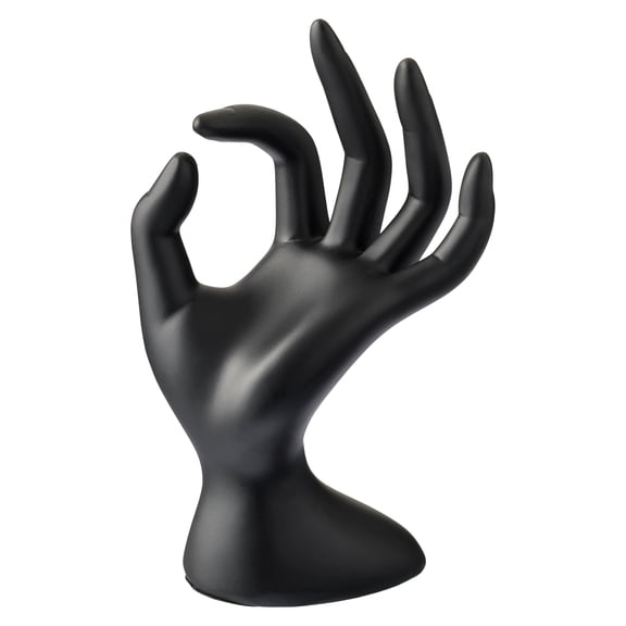 Bead Landing Black Hand Form Display, 12 Pack