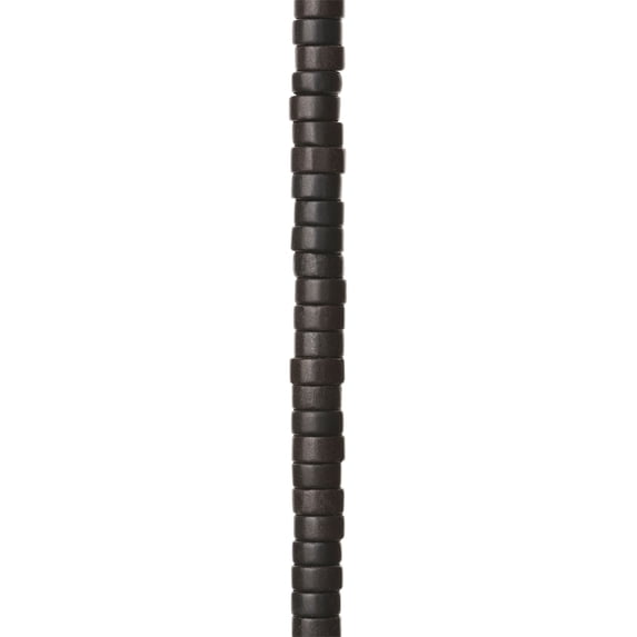 Bead Landing Black Jasper Heishi Beads, 6mm, 12 Pack