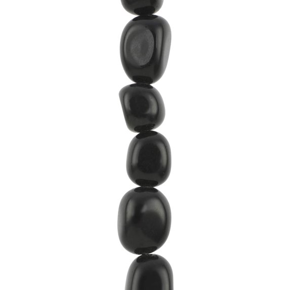 Bead Landing Black Jasper Potato Beads, 12 Pack