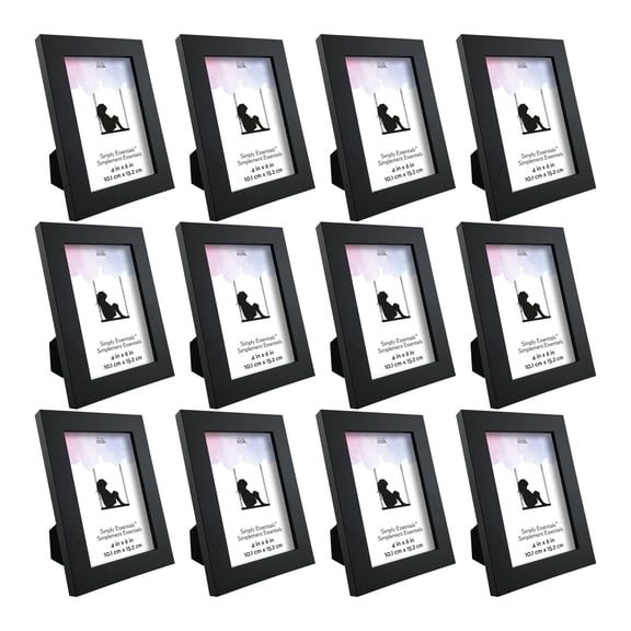 Studio Decor Black Linear Frame, Simply Essentials, 12 Pack