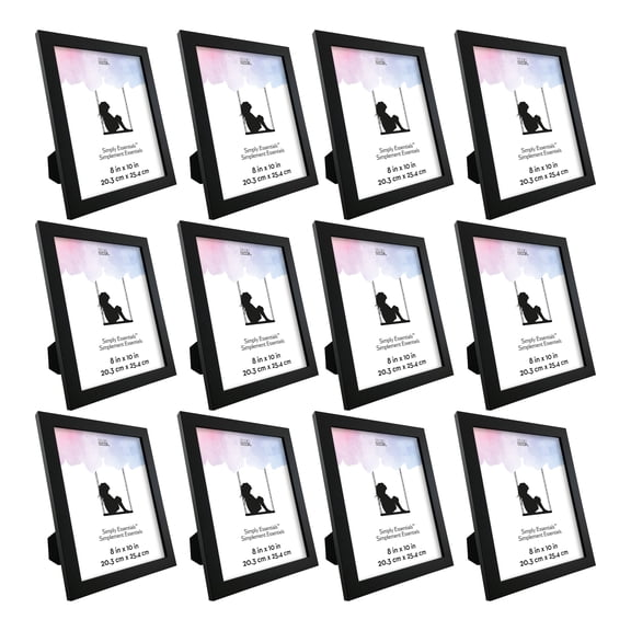 Studio Decor Black Linear Frame, Simply Essentials, 12 Pack