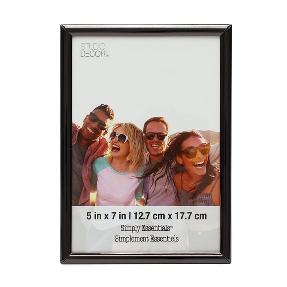 Studio Decor Black Metal 5" x 7" Frame, Simply Essentials, 12 Pack