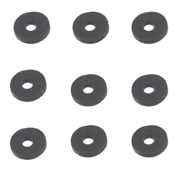 Bead Landing Black PVC Rondelle Spacer Heishi Beads, 5.8mm, 12 Pack