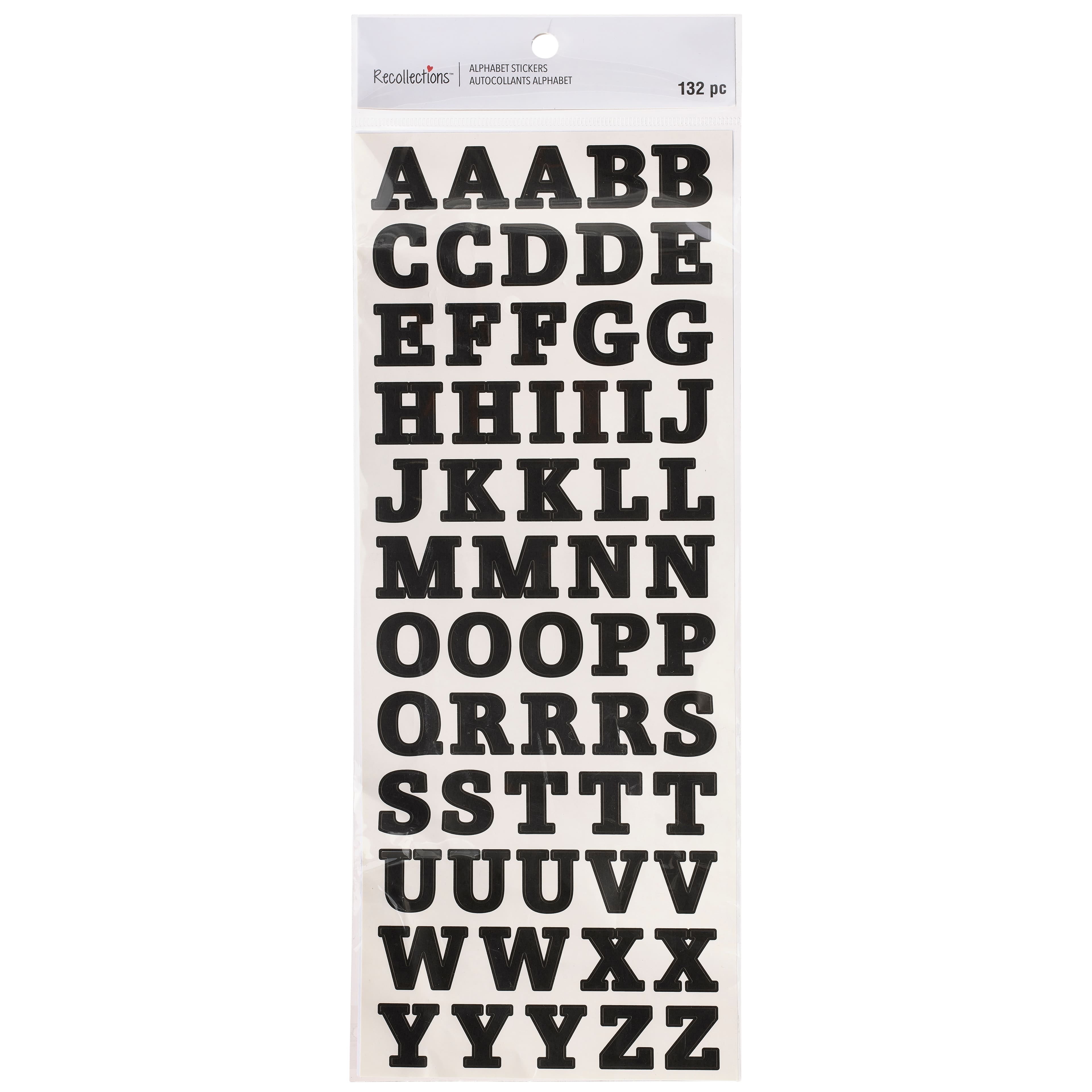 Black Foam Alphabet Stickers by Recollections™