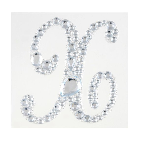 Recollections Bling Alphabet Letter Sticker, 12 Pack