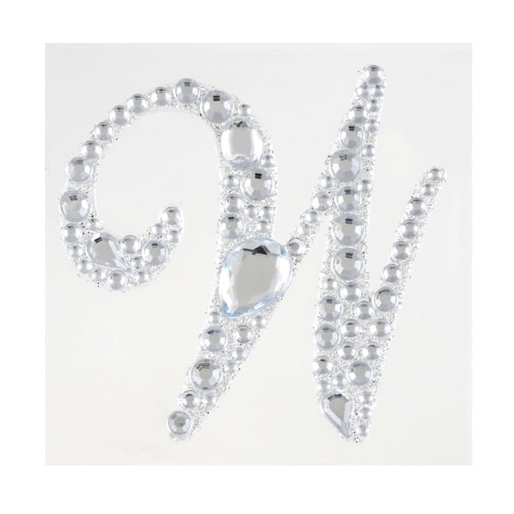 Recollections Bling Alphabet Letter Sticker, 12 Pack