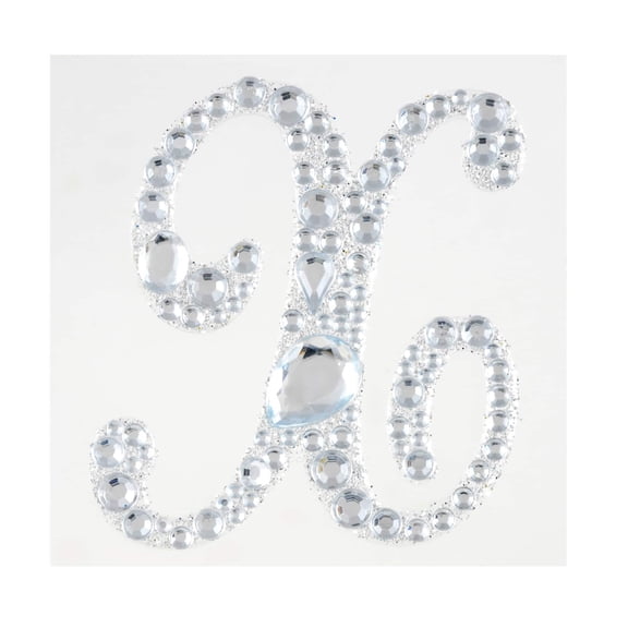 Recollections Bling Alphabet Letter Sticker, 12 Pack