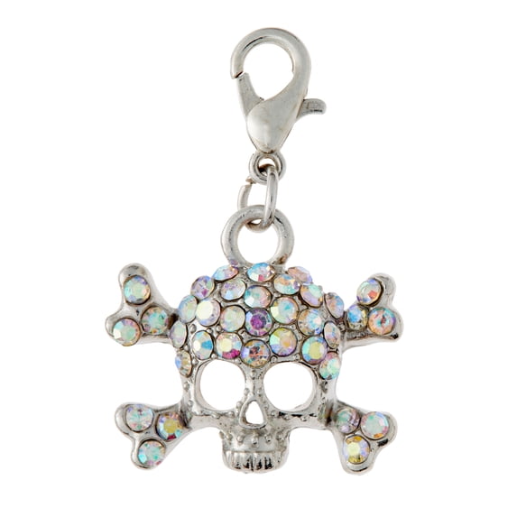 Bead Landing Bling Skull Charm, 12 Pack