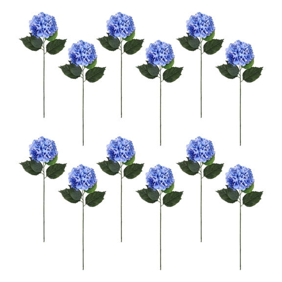 12 Pack: Blue Hydrangea Stem by Ashland