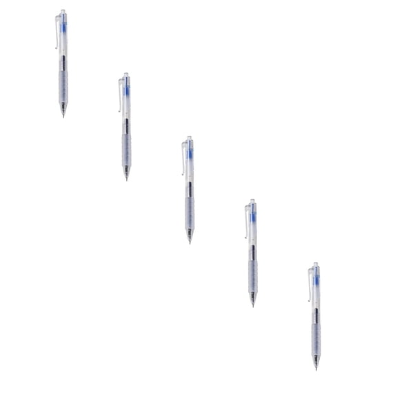 12 Pack Blue Retractable Gel Pens 0.5mm Fine Point Ballpoint Pens Quick Dry Ink Smooth Writing Pens for Office Supplies