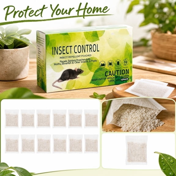 12 Pack/Box Mouse Repellent Balls Insect Control- Natural Peppermint Oil Rodent Deterrent for Indoor & Outdoor, Non-Toxic Rat Repellent for Home, Garage, Car Engine, Attic & Shed