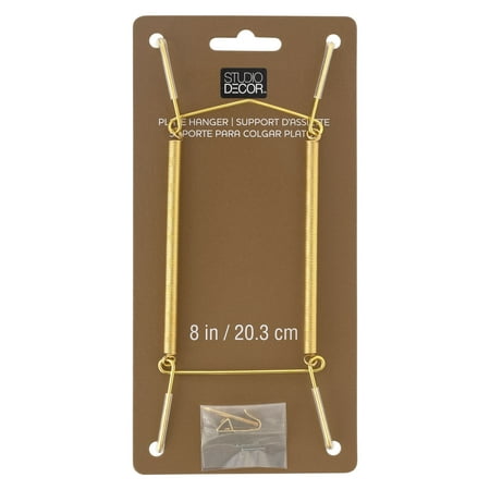 Studio Decor Brass Plate Hanger, 12 Pack