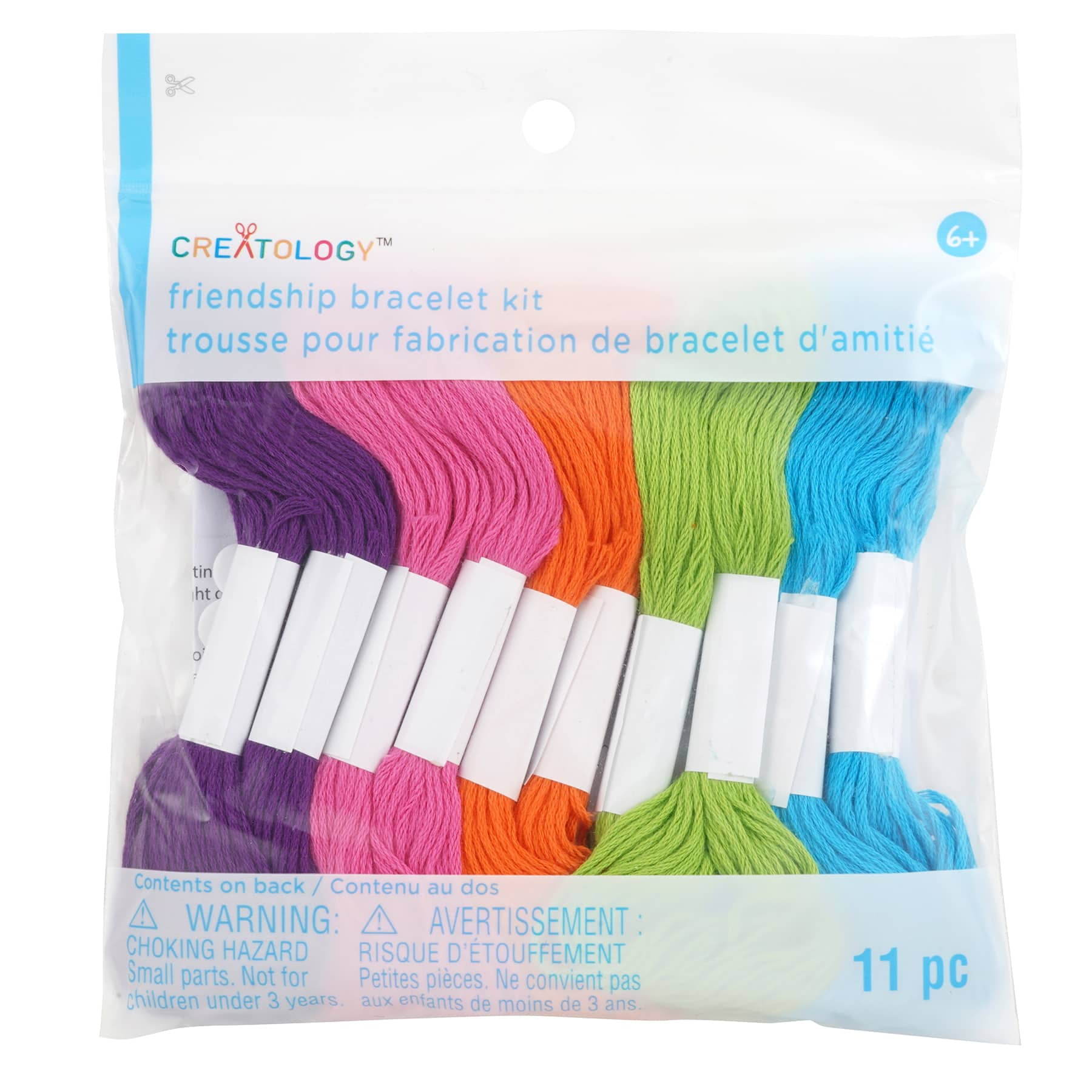 12 Pack: Bright Floss Friendship Bracelet Kit by Creatology