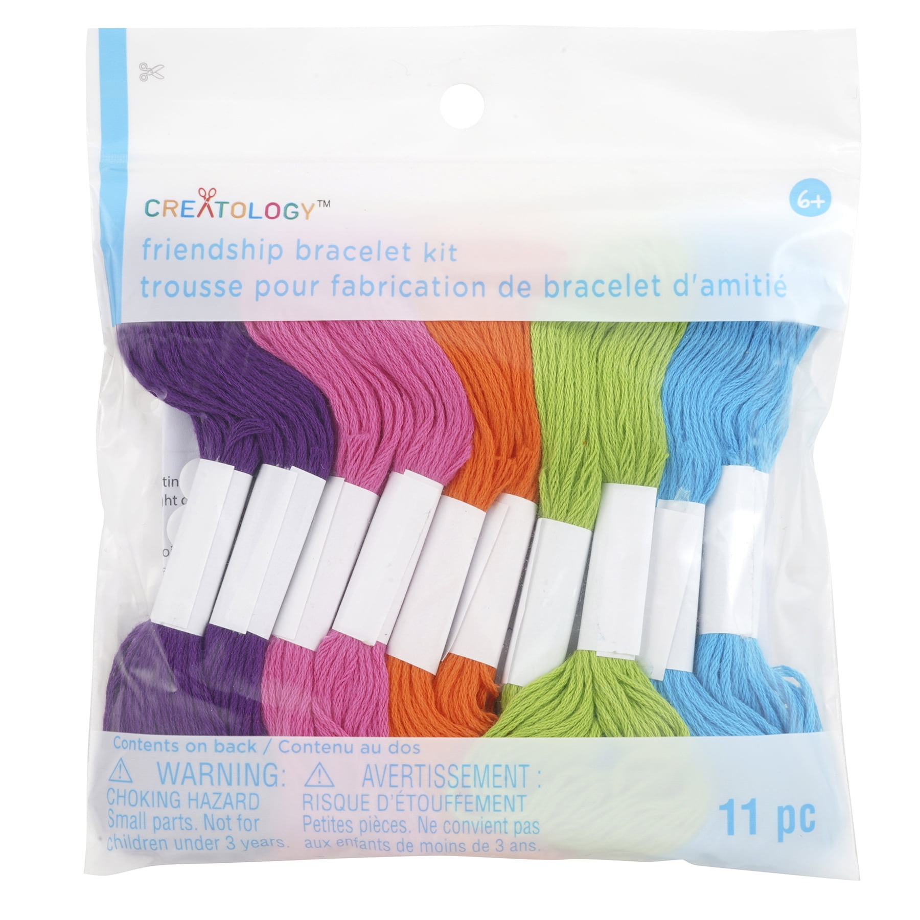 12 Pack: Bright Floss Friendship Bracelet Kit by Creatology