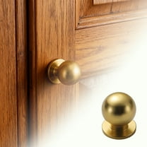 12 Pack Brushed Gold Kitchen Cabinet Knobs Single Hole Dresser Knobs Cabinet Door Handles and Pulls Knobs for Cabinets and Drawers Kitchen Cabinet Hardware
