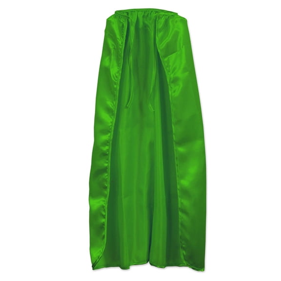 12 Pack Bulk Fabric Cape - green - string-tie closure
