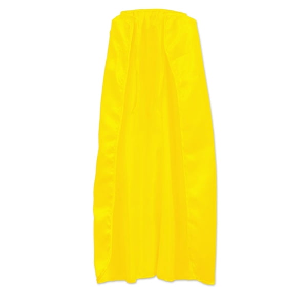 12 Pack Bulk Fabric Cape - yellow - string-tie closure