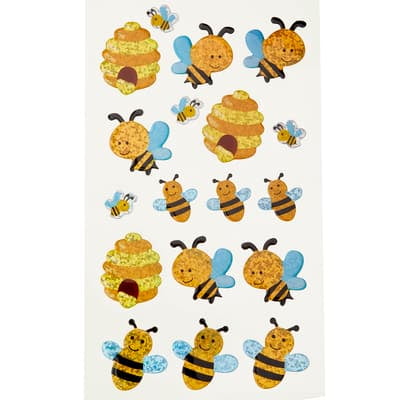 Recollections Bumble Bee Stickers, 12 Pack