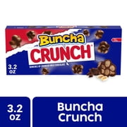 Buncha CRUNCH Candy, Pieces of Creamy Milk Chocolate with Crisped Rice, Movie Theater Candy, Concession Box, 3.2 oz