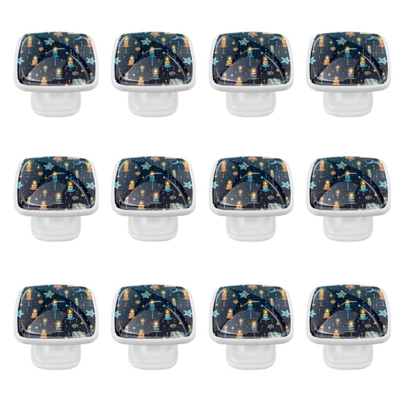 12 Pack Cabinet Knobs Square Knobs Hanukkah Chanukah Drawers Cabinet Hardware Kitchen