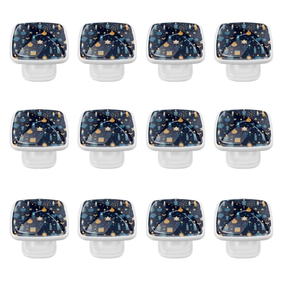12 Pack Cabinet Knobs Square Knobs Hanukkah Chanukah Drawers Cabinet Hardware Kitchen