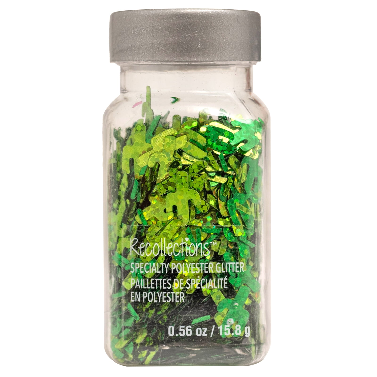 Recollections Cactus Specialty Polyester Glitter, 0.56oz., 12 Pack