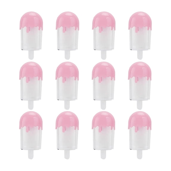 12-Pack Candy Containers, Pink Dessert Shaped Storage Boxes For Snacks, Party Favors, Organizing
